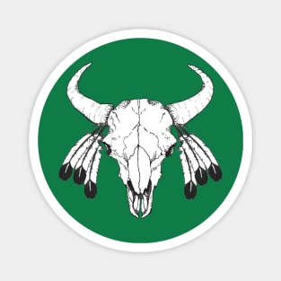 Bison Skull 1 Magnet